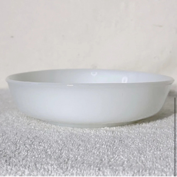 Vintage  Dynaware Pyr-O-Rey Brown Daisy Shallow Oval Milk Glass Casserole Dish - Picture 4 of 10